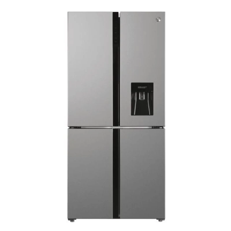 Image of Hoover H-FRIDGE 700 MAXI HSC918EWXK Non-Plumbed Total No Frost American Fridge Freezer - Silver - E Rated