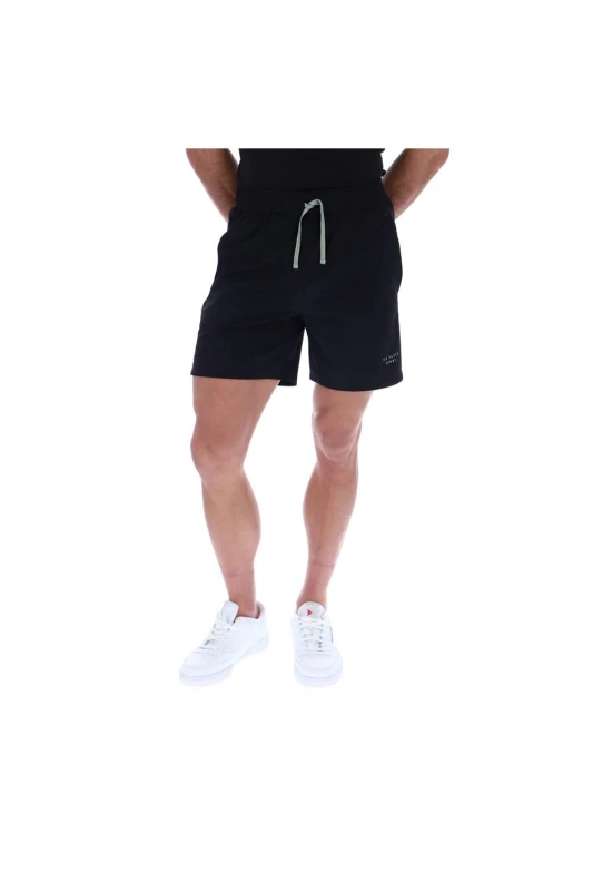 Image of Ted Baker Men Richard Lightweight Running Shorts in Black Size: Small Black S Male 5063550235389