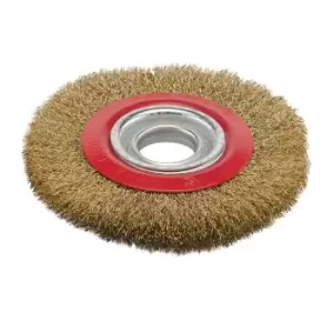 Image of Silverline Brassed Steel Wire Wheel 150 x 20mm 224516