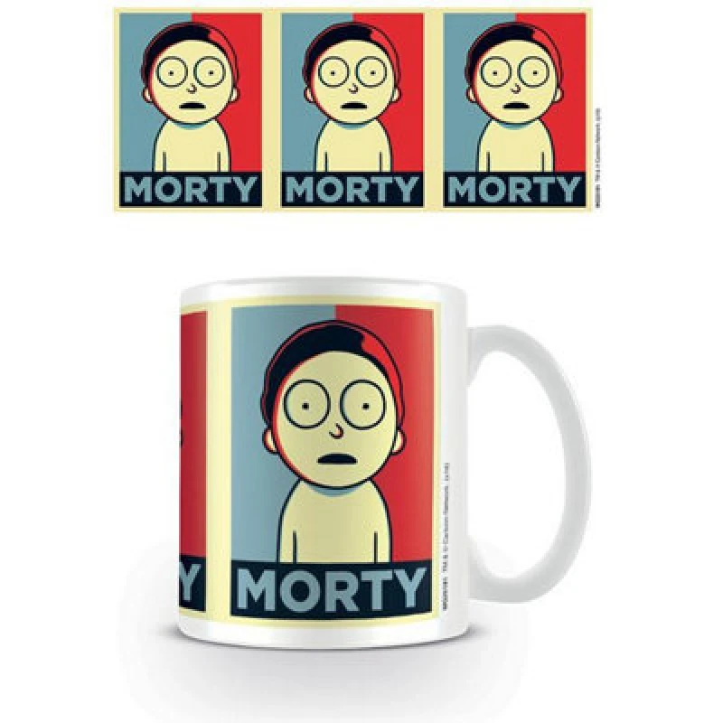 Image of Rick & Morty Campaign Mug Off White unisex