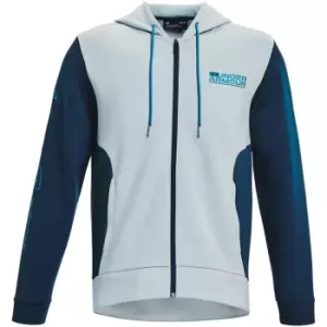 Image of Under Armour Summit Knit Hooded Jacket - Blue