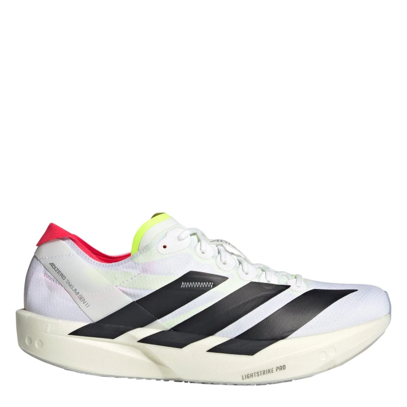 Image of adidas Adizero Takumi Sen 11 Trainers Mens White/Black male 7 (40.7)