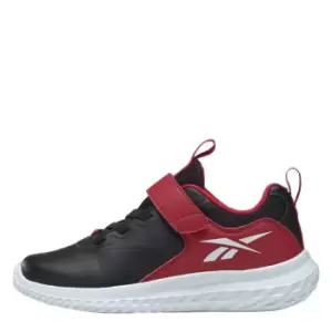 Image of Reebok Rush Runner 4 Shoes - Core Black / Flash Red / Cloud