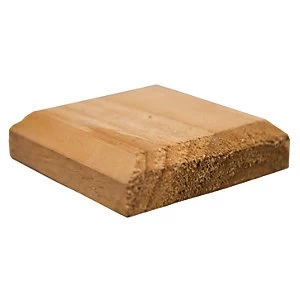 Image of Forest Garden Timber Fence Post Cap - 100mm X 100mm