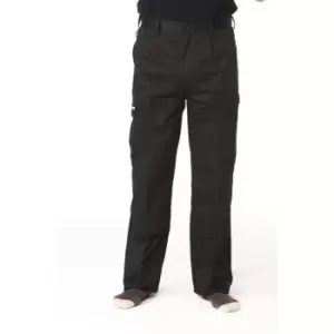 Image of Apind Black Industry Trouser - Size 48W L31