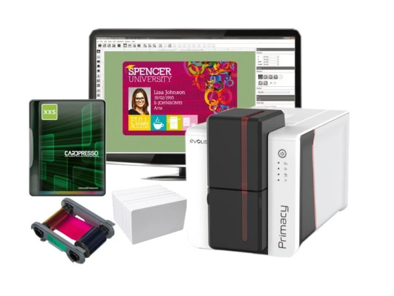 Image of Evolis Primacy 2 GO Pack Simplex Bundle (Single-Sided)