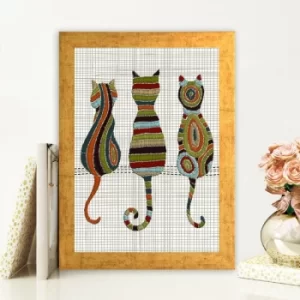 Image of AC676245127 Multicolor Decorative Framed MDF Painting