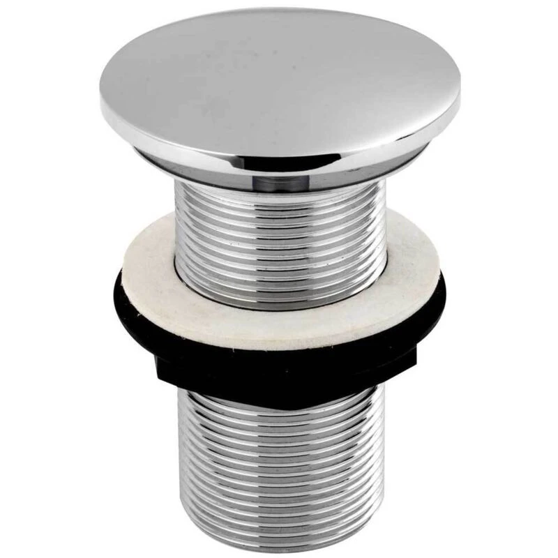 Image of nuie Free Running Basin Waste - Chrome, Silver EK305