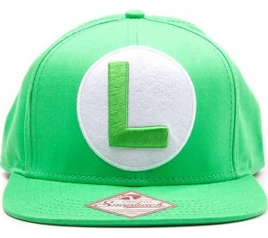 image of Mario Luigi Logo Snapback Cap