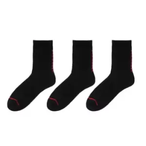 Image of Pinnacle Coolmax 3 Pack Socks - Black
