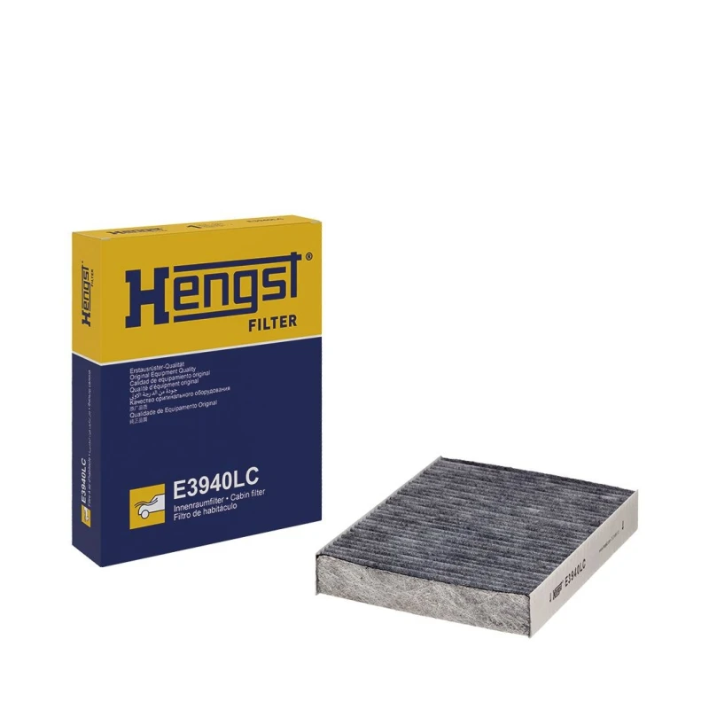 Image of HENGST FILTER E3940LC Pollen filter Activated Carbon Filter Filter,interior air (424)