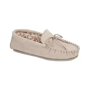 Image of Mokkers Womens/Ladies Lily Slip On Slippers (9 UK) (Stone)