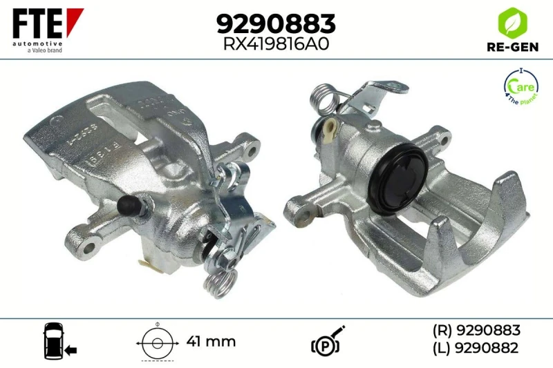 Image of Brake caliper FTE 9290883