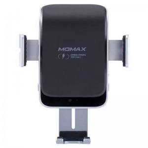 Image of Momax Q.Mount Smart 2 CM12 IR Auto Clamping Wireless Charging Car Mount - Silver