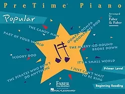 Image of pretime piano popular primer level