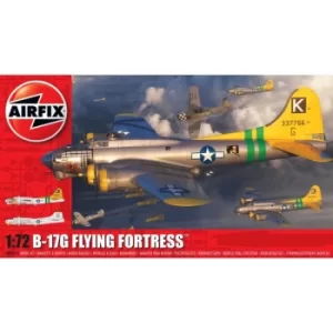 image of Airfix Boeing B17G Flying Fortress Series 8 Aircraft 1:72 Scale Model Kit