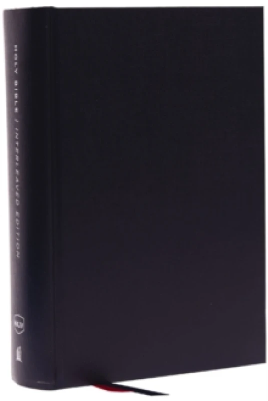 Image of NKJV, Interleaved Bible, Journal Edition, Hardcover, Blue, Red Letter, Comfort Print : The Ultimate Bible Journaling Experience Hardback