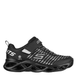 Image of Skechers Twisty Brights Light Up Trainers Child Boys - Black