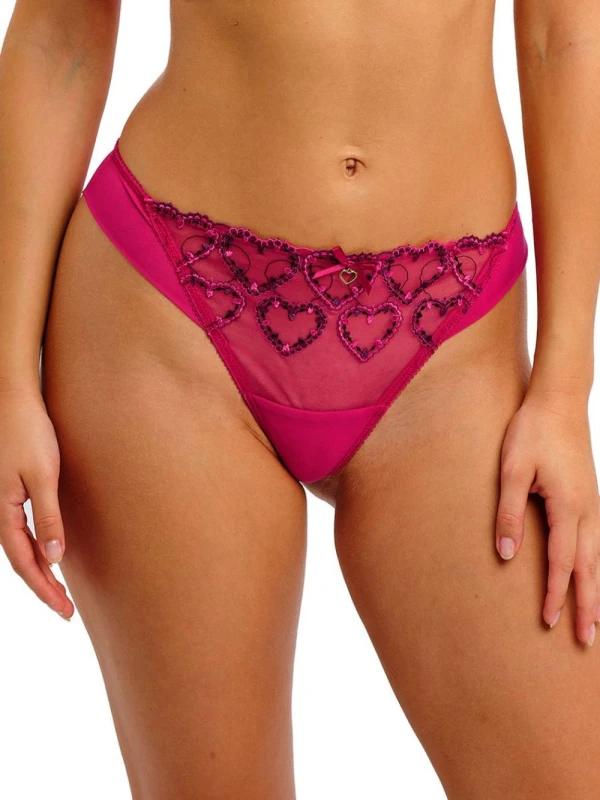 Image of Freya Womens Laurine Brazilian in Pink Size: 8 Pink Female 8