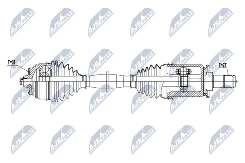 Image of NTY Drive shaft NTY NPW-BM-251