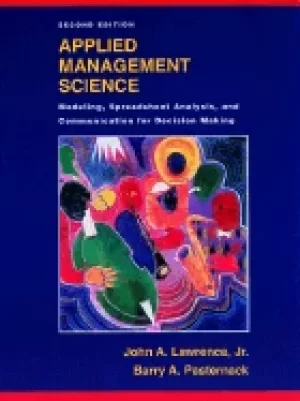 Image of applied management science modeling spreadsheet analysis and communication
