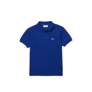 Lacoste Kids Cosmic Blue Regular Fit Petit Pique Polo Shirt