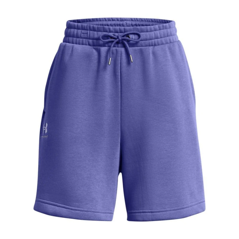 Image of Under Armour UA Icon Fleece Boyfriend Shorts Jersey Shorts 8 Purple 32595624175