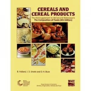 Image of Mccance and Widdowsons the Composition of Foods. 3rd Supplement Cereals and Cereal Products by Holland Paperback