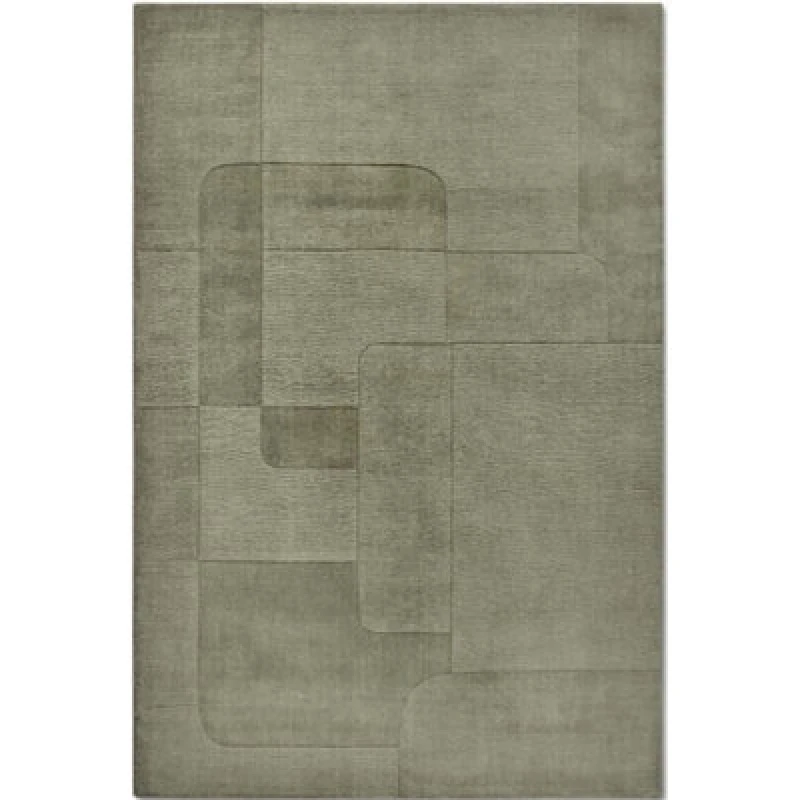 Image of The Rugs Villeroy & Boch 1906 Wool Rug Charlotte Handwoven Soft & Durable In Green