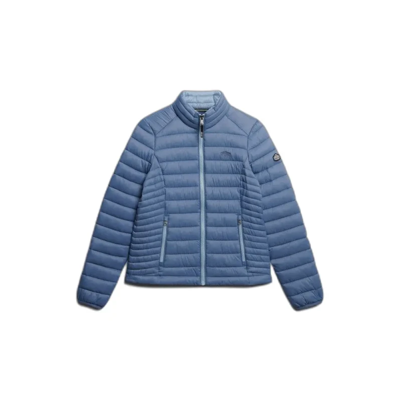 Image of Superdry Womens down jacket Superdry Bleu Female XS