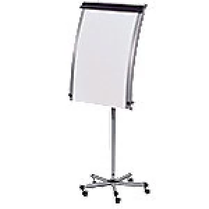 image of Bi-Office Flipchart Easel Roll Up Grey 70 x 195 cm