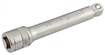 Image of DRAPER 1/2" Square Drive Satin Chrome Wobble Extension Bar (125mm) 16762