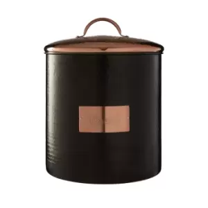 Image of Bread Bin in Black/Copper