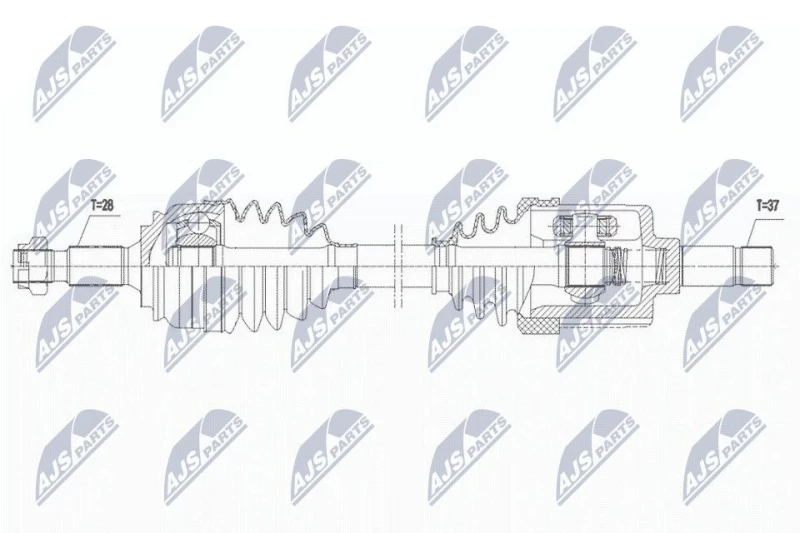 Image of NTY Drive shaft NTY NPW-CT-131