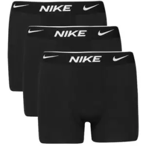 Image of Nike Cotton Boxer Brief 3 Pack Boys - Black