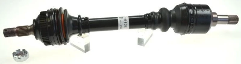 Image of SPIDAN 25125 Drive shaft with nut Drive Shaft (13)