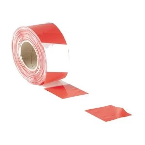 Image of Faithfull Barrier Tape 70mm x 500m Black & Yellow