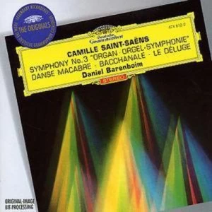 image of Symphony No 3 Organ Symphony Barenboim Chicago So by Camille Saint-Saens CD Album