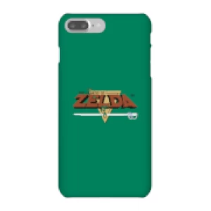 image of Nintendo The Legend Of Zelda Retro Logo Phone Case - iPhone 7 Plus - Snap Case - Gloss