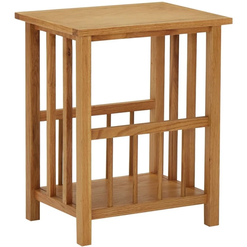 Image of VIDAXL Magazine Table 45x35x55cm Solid Oak Wood Vidaxl 8720286006856