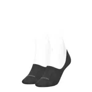 Image of Calvin Klein Mid Foot Socks Womens - Grey