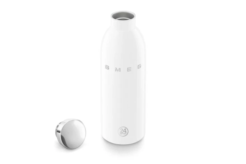 Image of Smeg 24Bottles Stainless Steel 500ml Bottle in White White Unisex 500ml
