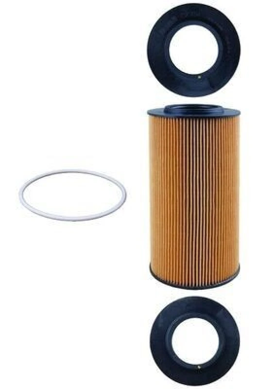 Image of MAHLE OX 434D Oil filter Filter Insert, with gasket/seal Oil Filter (7)