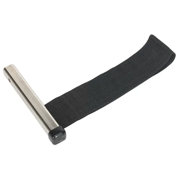 image of Genuine SEALEY AK6402 Oil Filter Strap Wrench 150mm Capacity 1/2Sq Drive