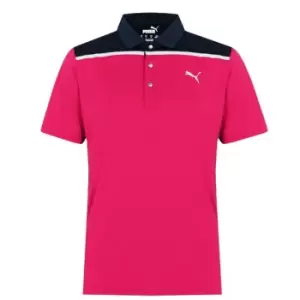 image of Puma Rotation Polo Shirt Mens - Red