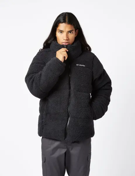 image of Columbia Puffect Sherpa Jacket - Black