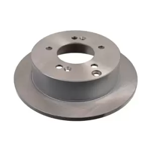 Image of Blue Print Pair of Solid Painted Brake Disc Rotor ADG04387 fits REAR