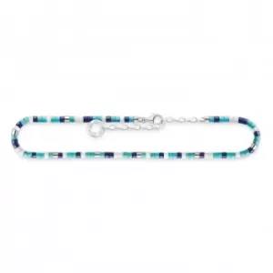 image of Charming Blue Stones Anklet AK0039-775-7-L27V