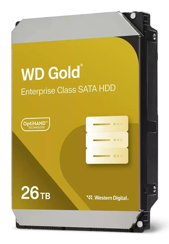 Image of Western Digital WD Gold 26TB Enterprise Hard Drive WD261KRYZ