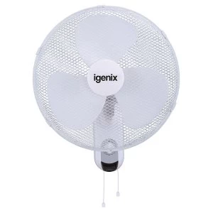 Image of Igenix DF1656 16" Wall Mounted Fan - White